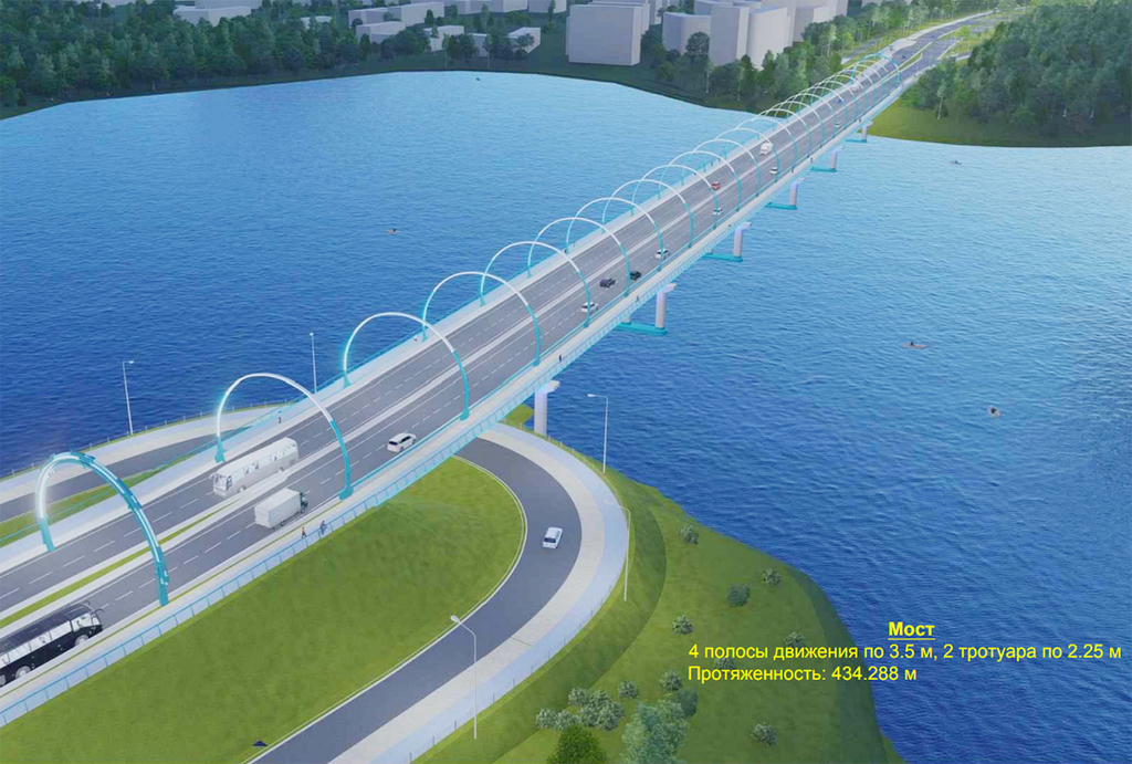Проект моста через Тагильский пруд