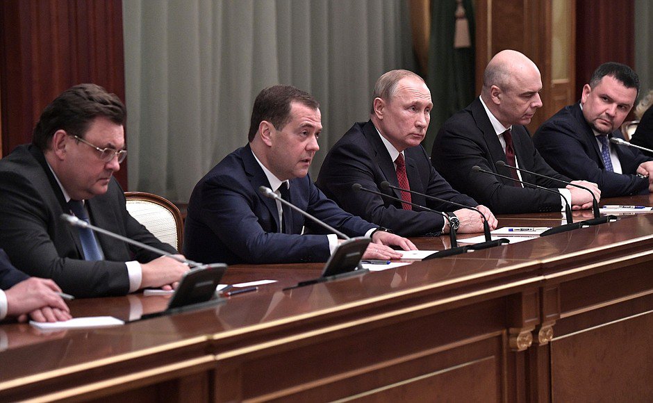 Встреча с членами Правительства. Фото: kremlin.ru