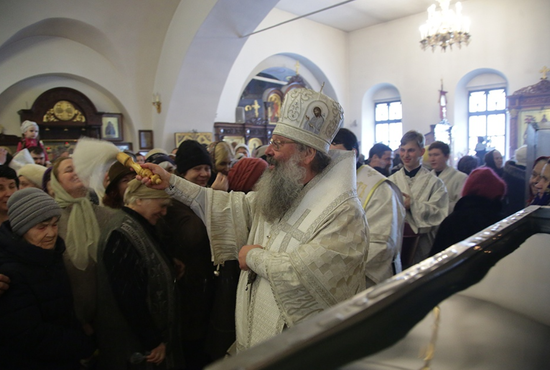 Сегодня православные верующие отмечают Крещение Господне. Фото: пресс-служба Екатеринбургской епархии