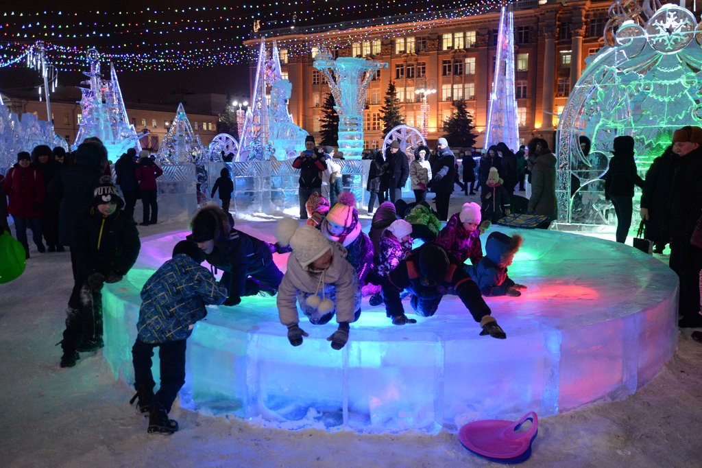 Ледовый городок Екатеринбург