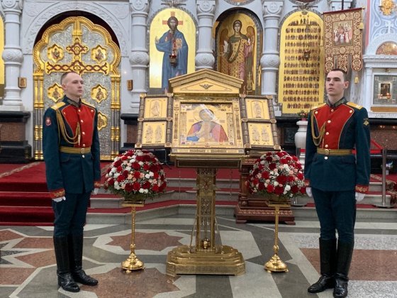 Поклониться образу святого благоверного великого князя Александра Невского можно до 17 февраля в Храме-на-Крови.