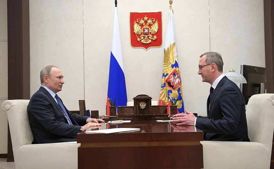 Владимир Путин и Владислав Шапша