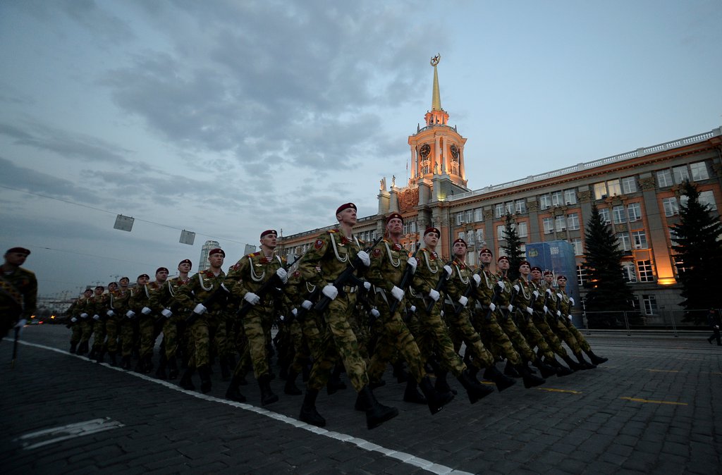 Репетиция Парада Победы в Екатеринбурге