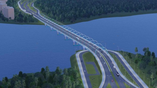 Проект моста чрез Нижнетагильский пруд