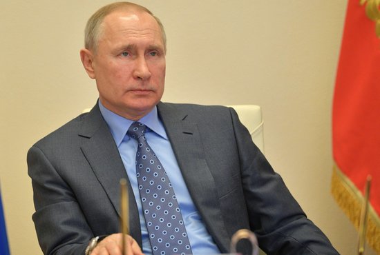 Глава страны выступил с очередным обращением к россиянам в связи с коронавирусом. Фото: пресс-служба Кремля