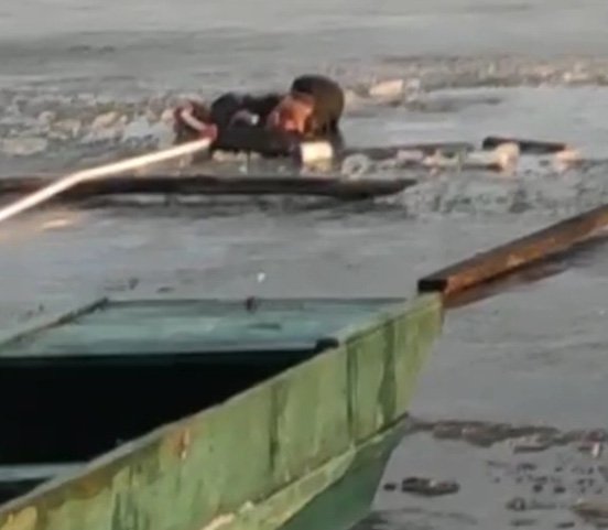 Спасение утопающих на реке Тавда