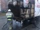 В результате пожара оказались повреждены пол и тент грузового отсека. Фото: пресс-служба ГУ МЧС России по Свердловской области