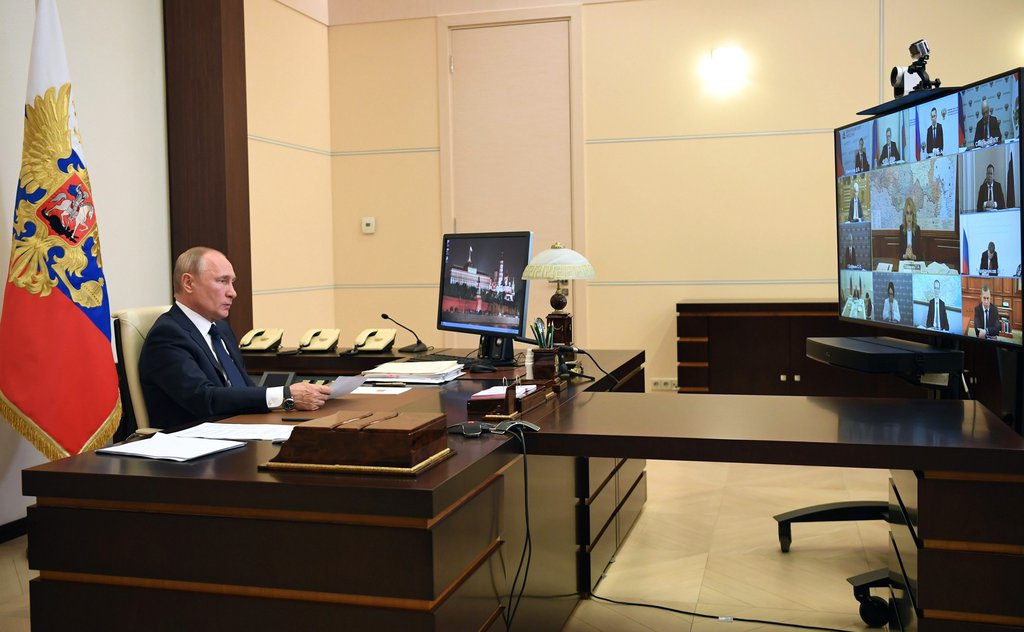 Владимир Путин совещание по коронавирусу