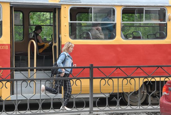 В Екатеринбурге на все выходные закроют движение трамваев по Белореченской. Фото: Павел Ворожцов