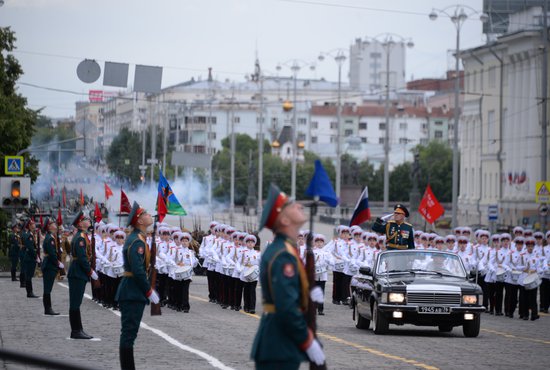 В Екатеринбурге 24 июня прошёл юбилейный Парад Победы в честь 75-летия Победы в Великой Отечественной войне Павел Ворожцов