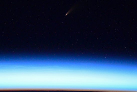 Земляне смогут наблюдать её на следующей неделе. Она будет видна по ночам в северной части неба, низко над горизонтом. Фото: страница Ивана Вагнера во "ВКонтакте"