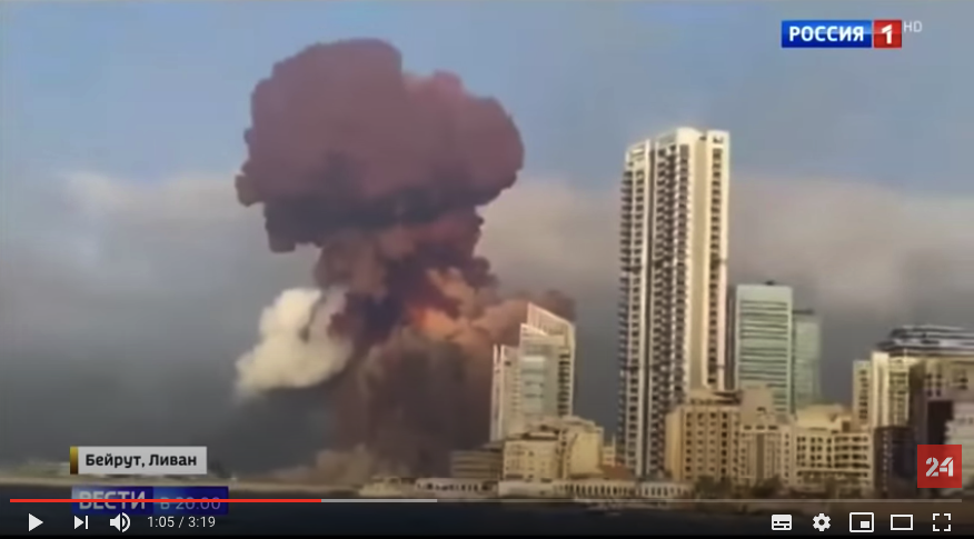 взрывы в Бейруте