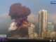 В порту Бейрута прогремели мощные взрывы. Фото: кадр телепрограммы "Вести"