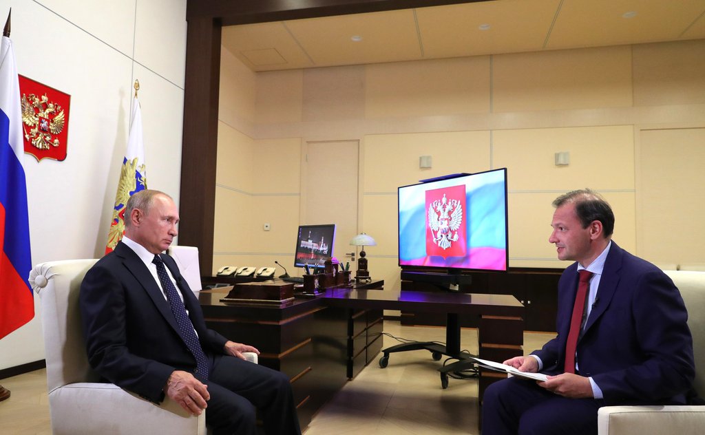 Владимир Путин и Сергей Брилёв