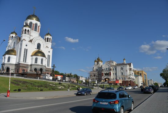 В Екатеринбурге отметили 20-летие со дня основания Храма-на-Крови. Фото: Александр Зайцев.