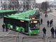 В Екатеринбурге презентовали 57 новых низкопольных автобусов. Фото: Алексей Кунилов.