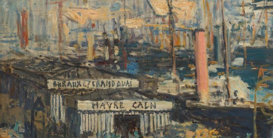 Ценители живописи смогут увидеть уникальную работу Клода Моне «Большая набережная в Гавре».