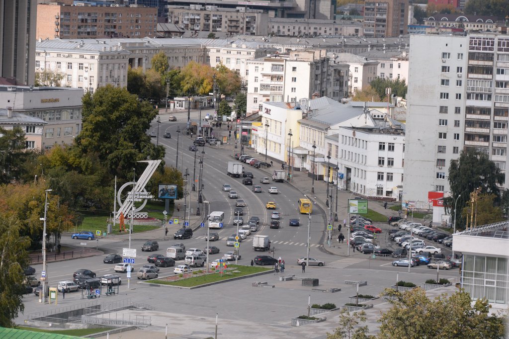улица Свердлова в Екатеринбурге