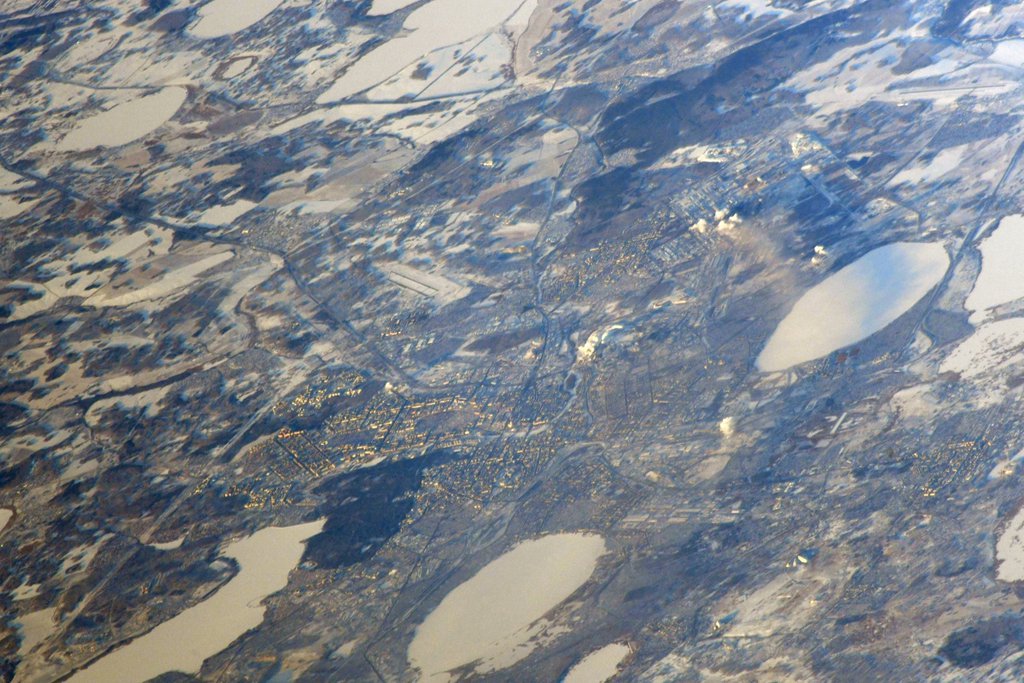 Снимок Челябинска из космоса