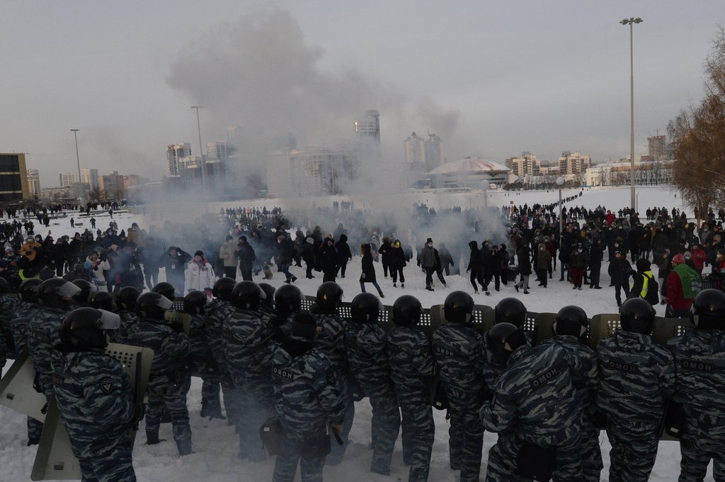 акция за Навального 23 января