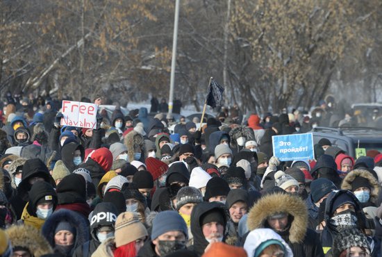 Леонид Волков обвиняется в склонении подростков через Интернет к участию в митинге 23 января. Фото: Павел Ворожцов.