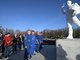Для главы государства также провели экскурсию по Парку покорителей космоса им. Юрия Гагарина в Энгельсском районе Саратовской области. Фото: пресс-служба Кремля.