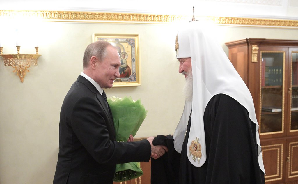 Владимир Путин и Патриарх Московский Кирилл