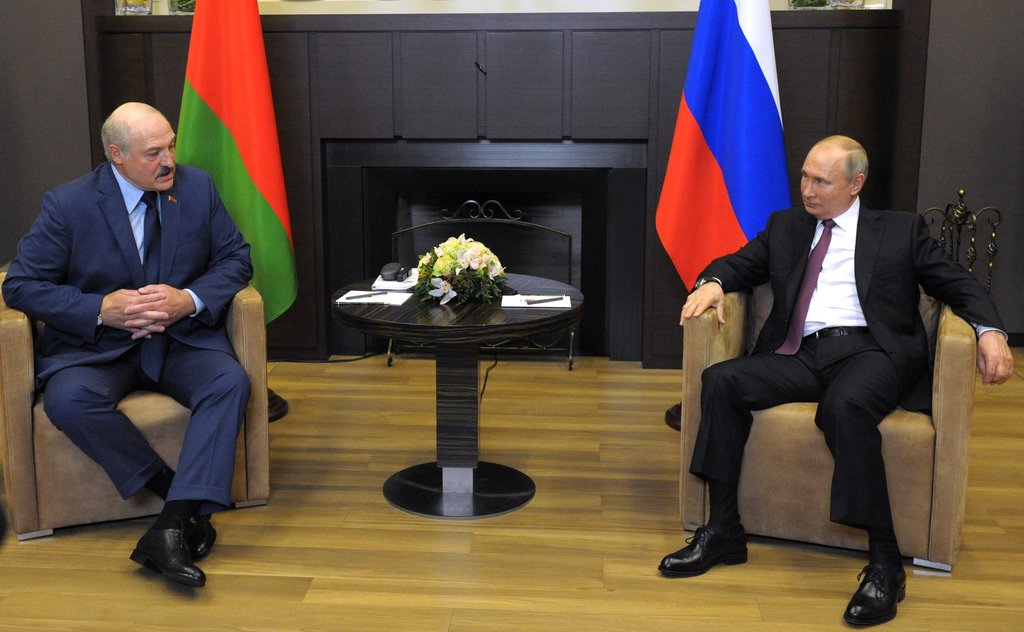 Президенты России и Беларуси