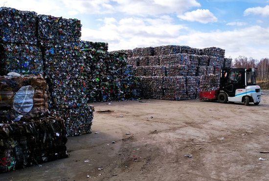 Неперерабатываемые отходы будут прессовать и вывозить на полигон. Фото: Галина Соловьёва