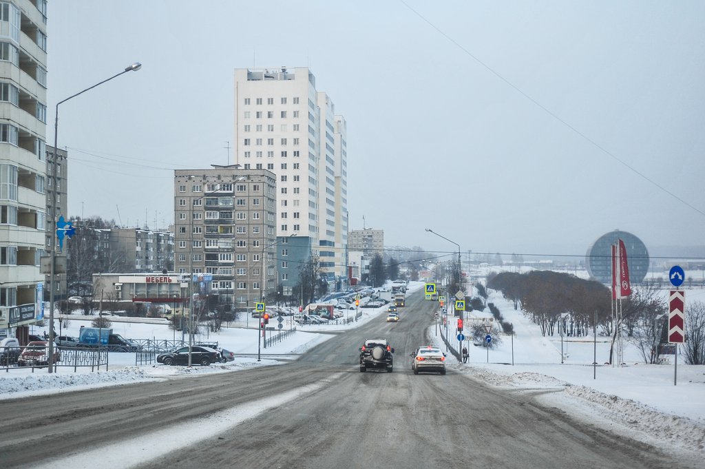 Улица Первоуральска.