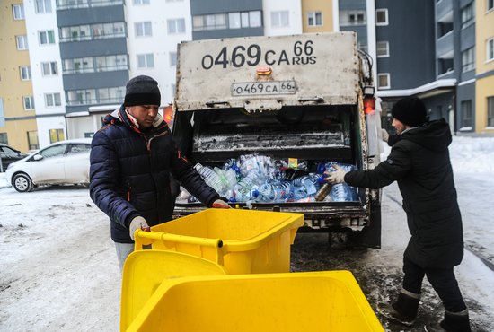 Перебоев с вывозом мусора зафиксировано не было. Фото: Галина Соловьёва.