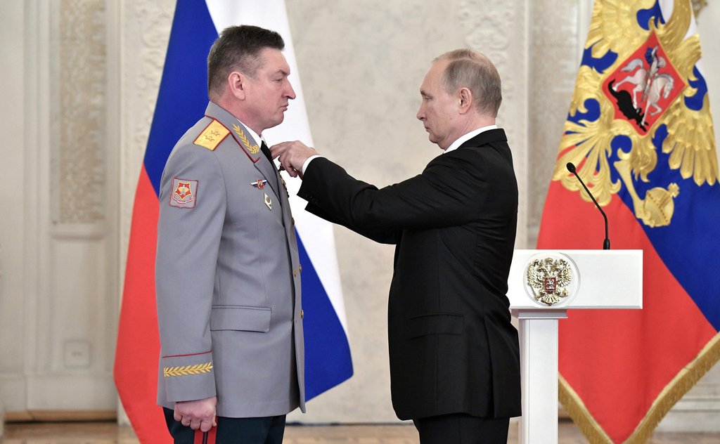Александр Лапин и Владимир Путин