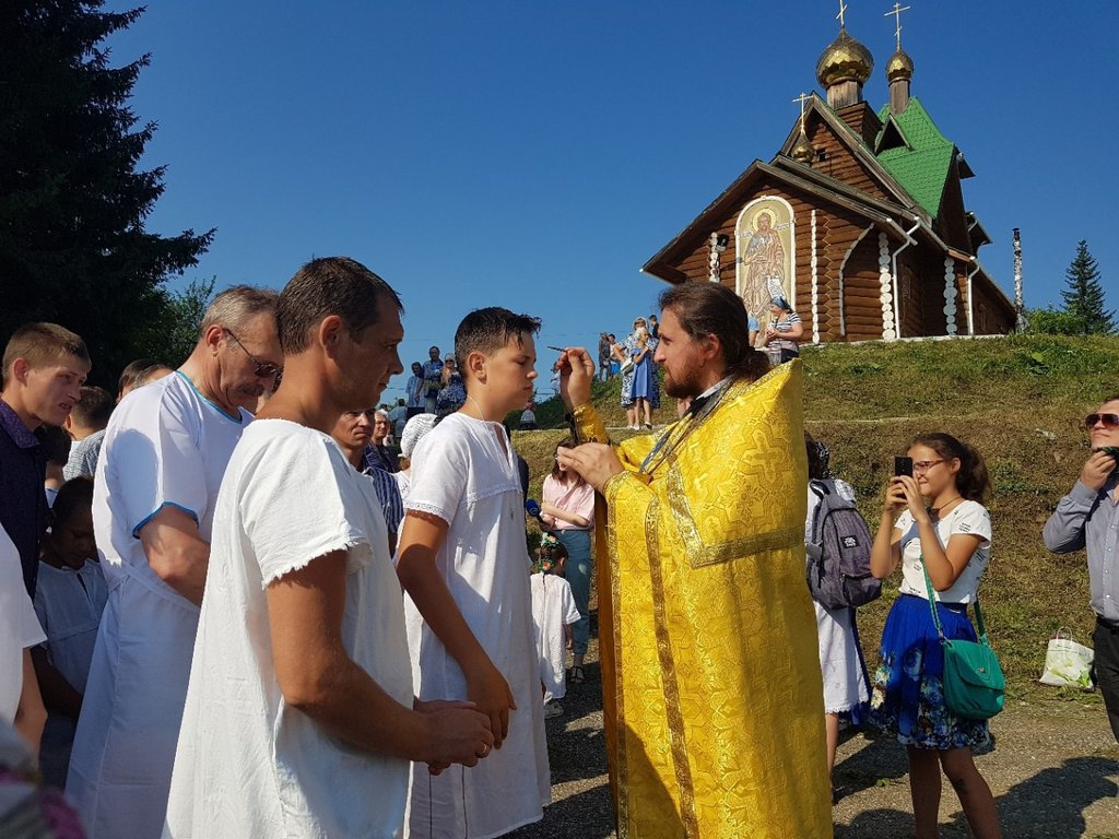крещение на Чусовой