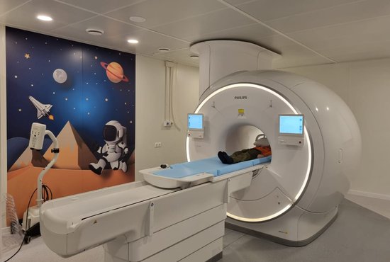 Инновационный томограф появился в областной детской клинической больнице. Фото: департамент информационной политики Свердловской области
