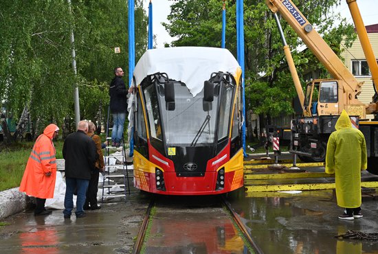 Трамвай в Пышму запущен в рамках ГЧП. Фото: Алексей Кунилов
