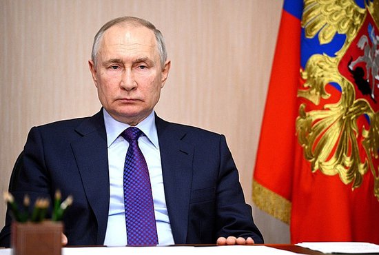 Владимир Путин принял участие в ежегодном совещании судов. Фото: пресс-служба Кремля