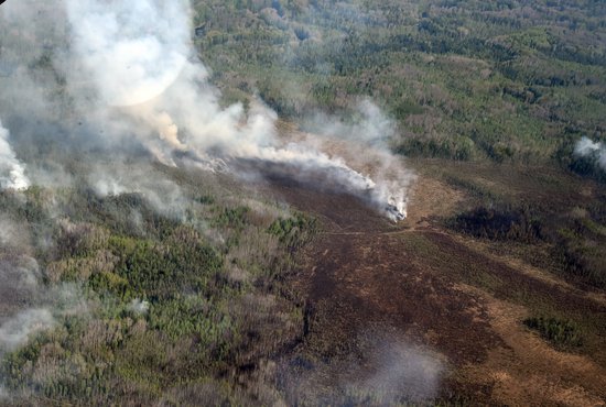 В Свердловской области продолжается круглосуточная борьба с лесными пожарами, за сутки удалось ликвидировать порядка 400 га возгораний. Фото: Борис Ярков