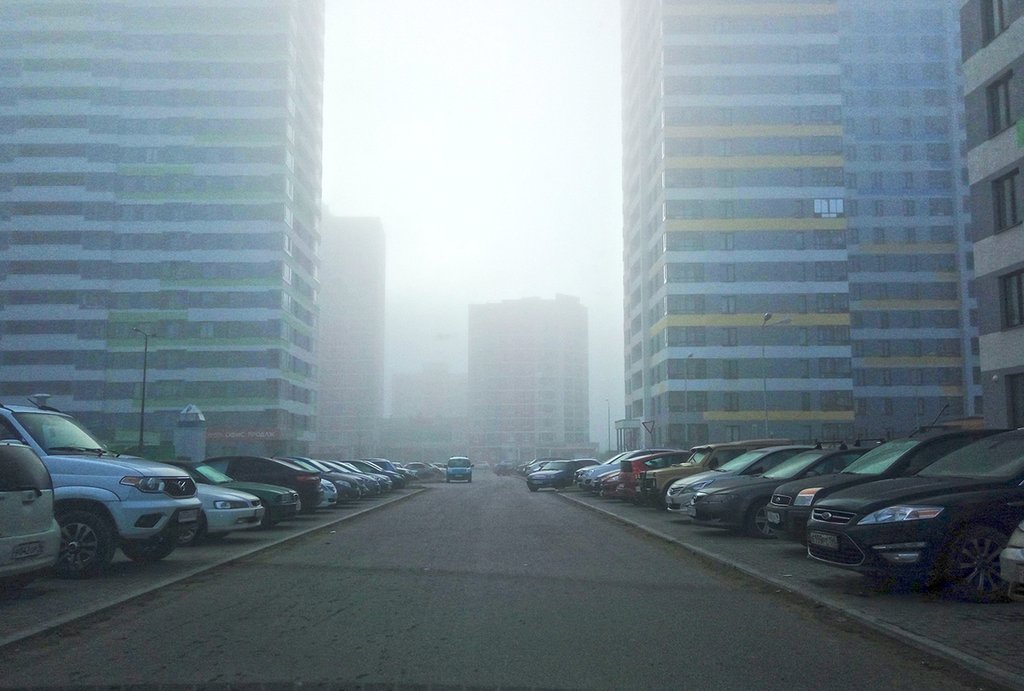 Туман-смог над Екатеринбургом