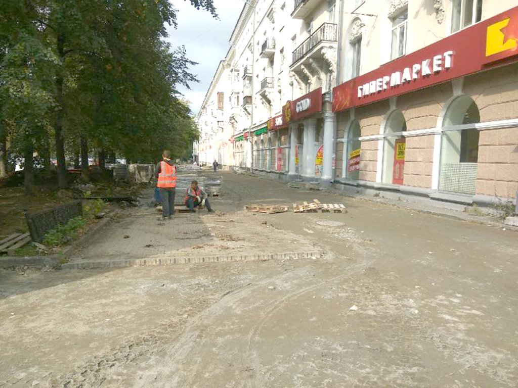 Ремонтные работы в Екатеринбурге накануне Дня города
