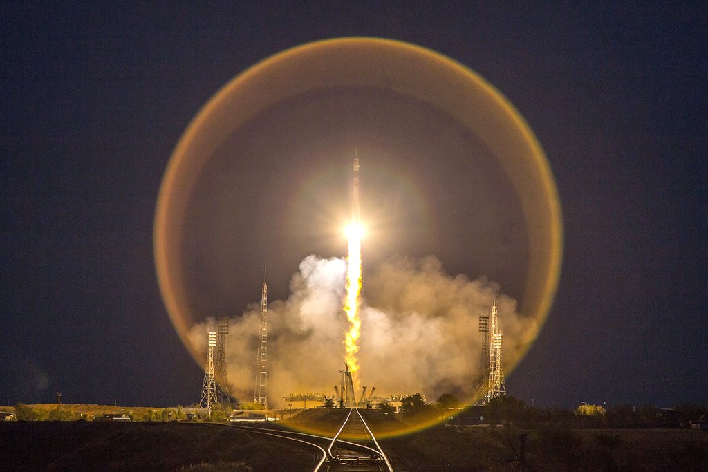 Запуск космического корабля «Союз МС-15» с космодрома Байконур 25 сентября 2019 года