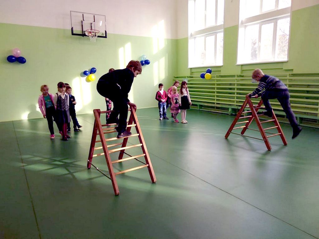 спортзал в Кайгородской школе