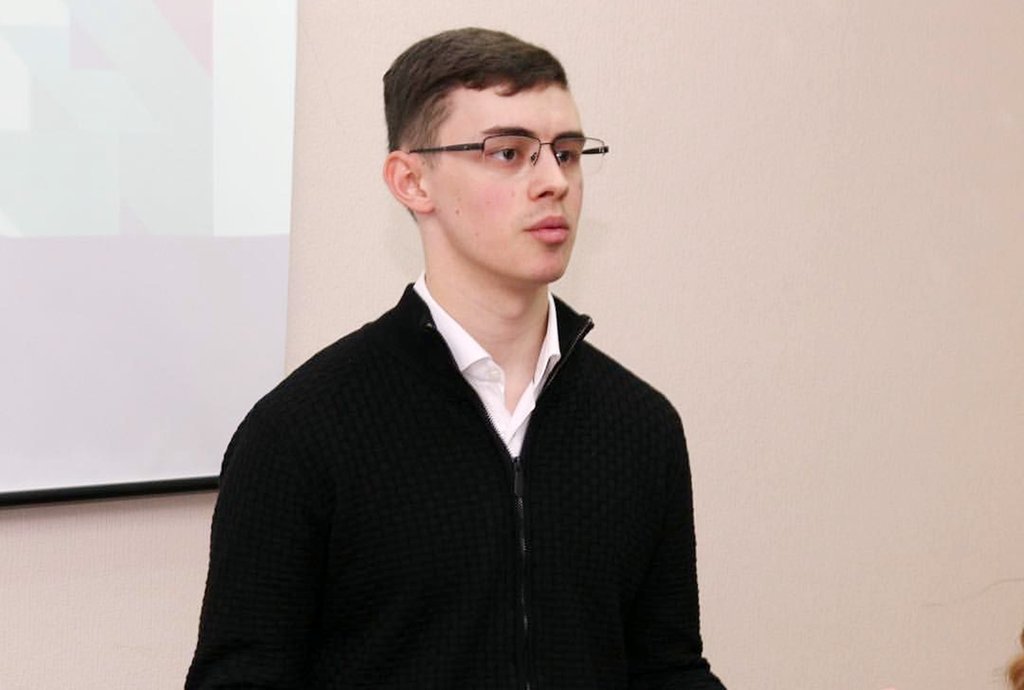 Председатель молодёжного правительства Свердловской области Евгений Кожухов