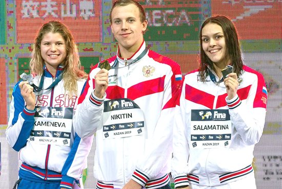 Валерия Саламатина (справа) завоевала медаль первой из свердловских спортсменов. Фото: Алексей Савченко/Russportimage