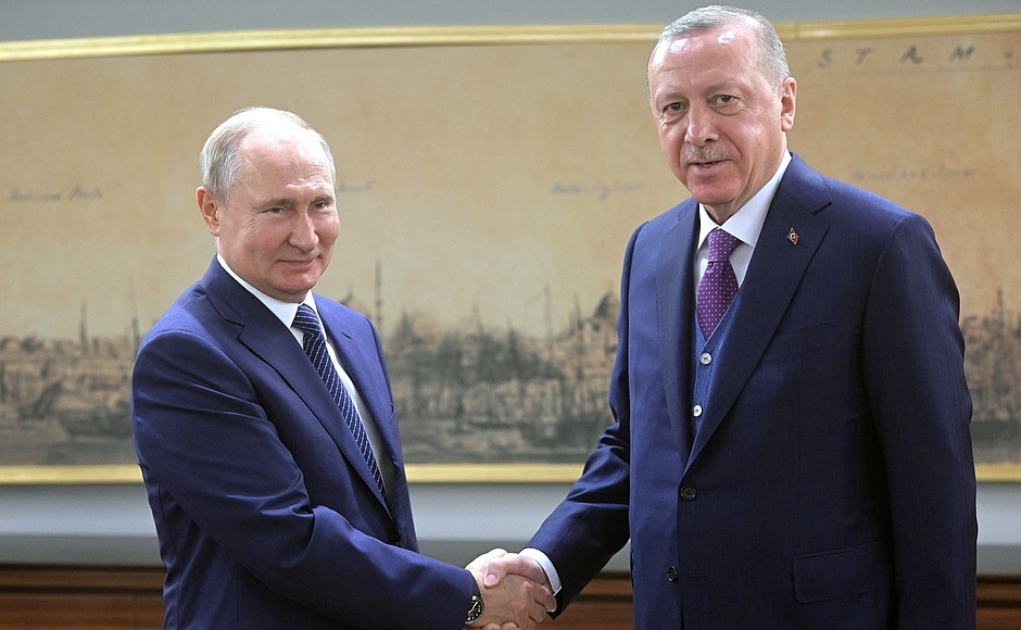 Владимир Путин и Реждеп Эрдоган