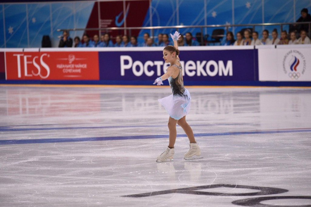 Алёна Косторная выиграла короткую программу чемпионата Европы. Фото: Александр Козик