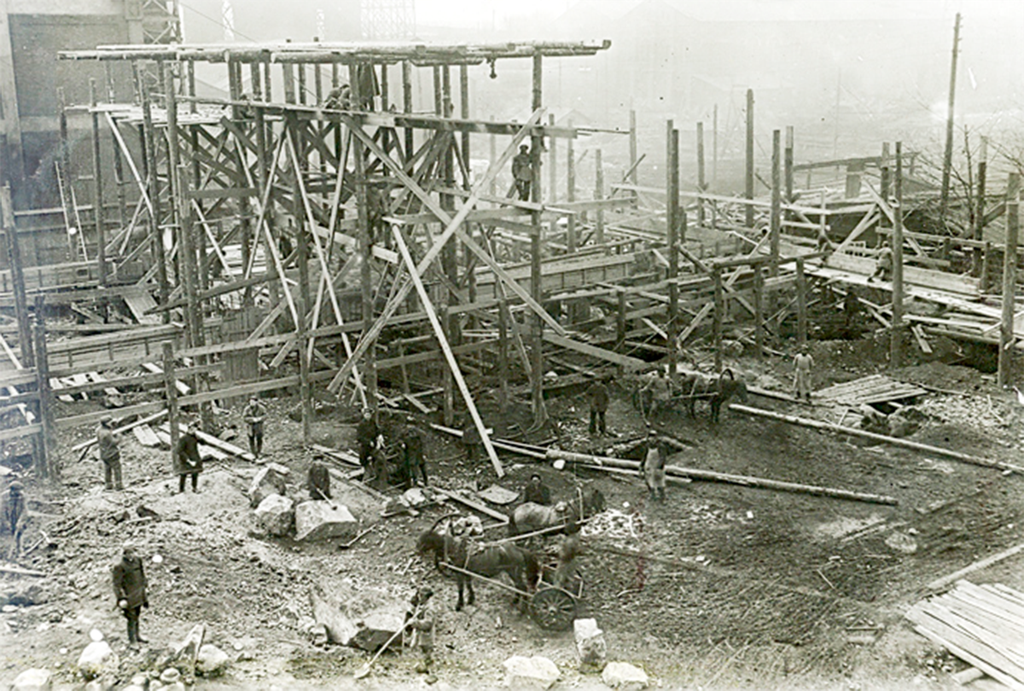 Начало строительства Егоршинской ГРЭС в 1920 году