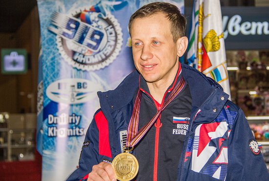 С учётом одного личного мирового золота эта медаль десятая для Дмитрия Хомицевича. Фото: Пресс-служба ЦТВС