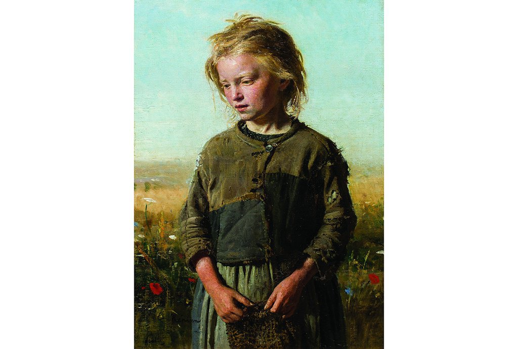 Илья Репин – «Нищая» (1874 год)