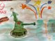 Трёхлетняя София Трясцина вместе с младшей сестрой Ариной нарисовали конкурсную работу «9 Мая – шаша Победа».  Фото: Алёна Трясцина