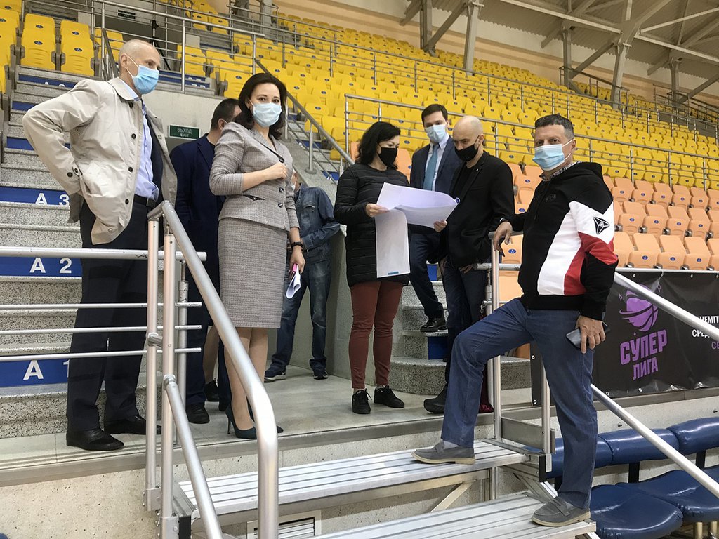 В ходе визита Азата Кадырова были осмотрены объекты Универсиады-2023 Фото: Пресс-служба министерства спорта Свердловской области